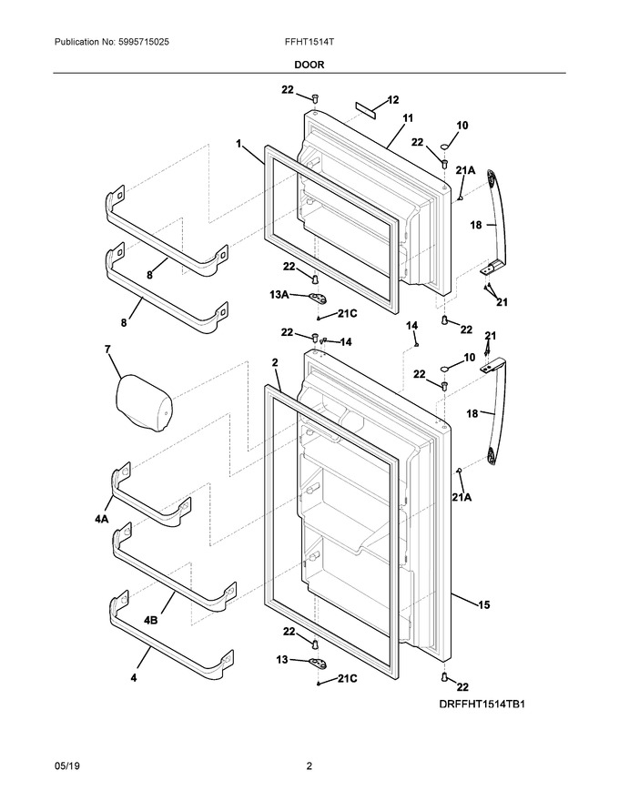 Diagram for FFHT1514TW4