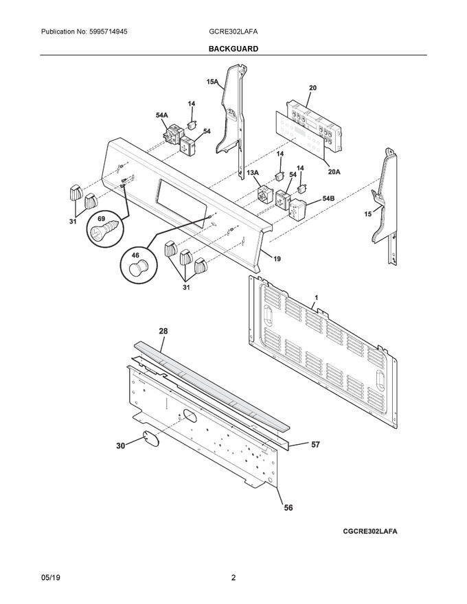 Diagram for GCRE302LAFA