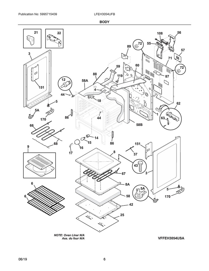 Diagram for LFEH3054UFB