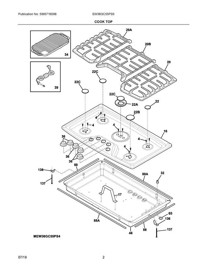 Diagram for EW36GC55PS5