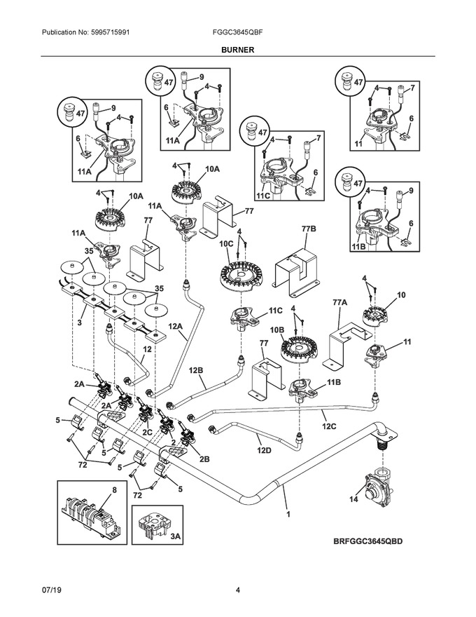 Diagram for FGGC3645QBF