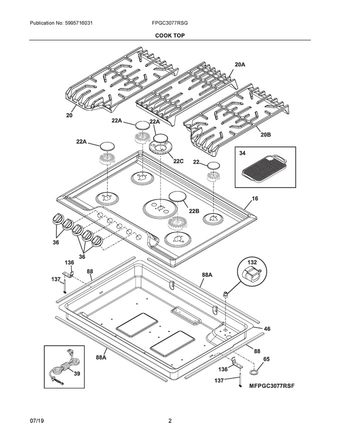 Diagram for FPGC3077RSG