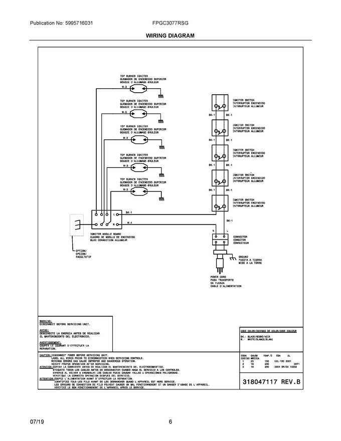 Diagram for FPGC3077RSG