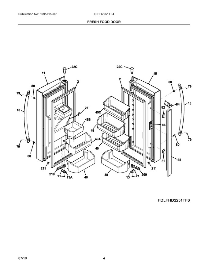 Diagram for LFHD2251TF4