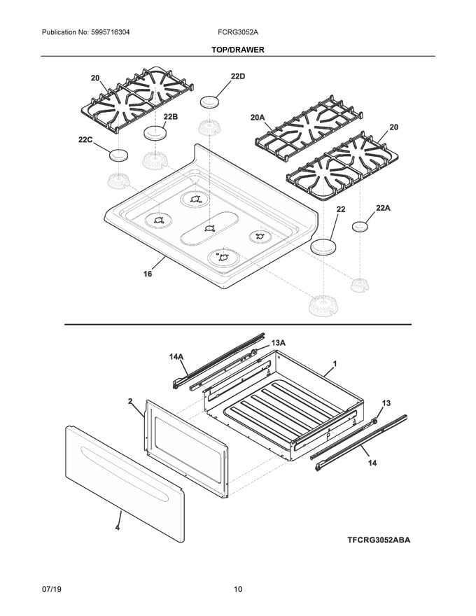 Diagram for FCRG3052ABA