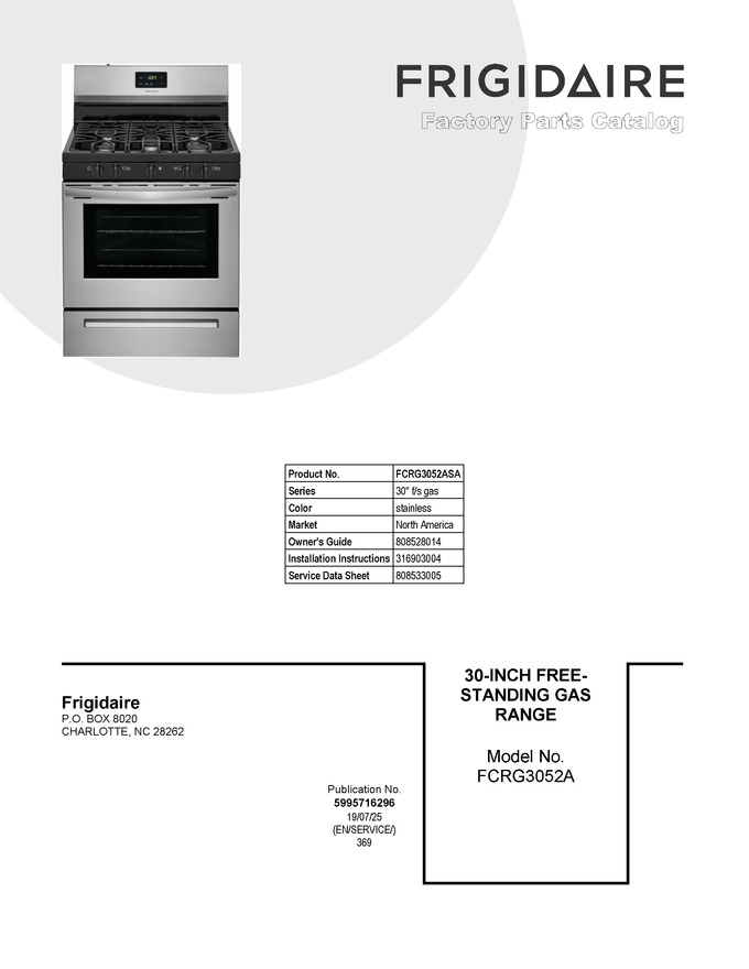 Diagram for FCRG3052ASA