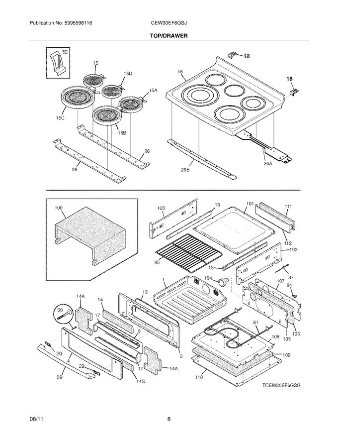 Diagram for CEW30EF6GSJ