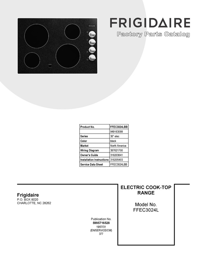 Diagram for FFEC3024LBB