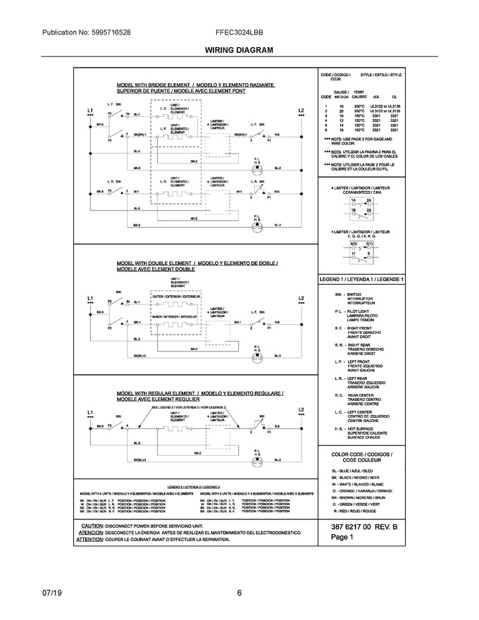 Diagram for FFEC3024LBB