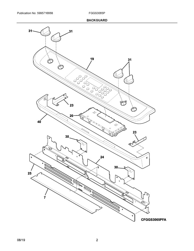 Diagram for FGGS3065PWU