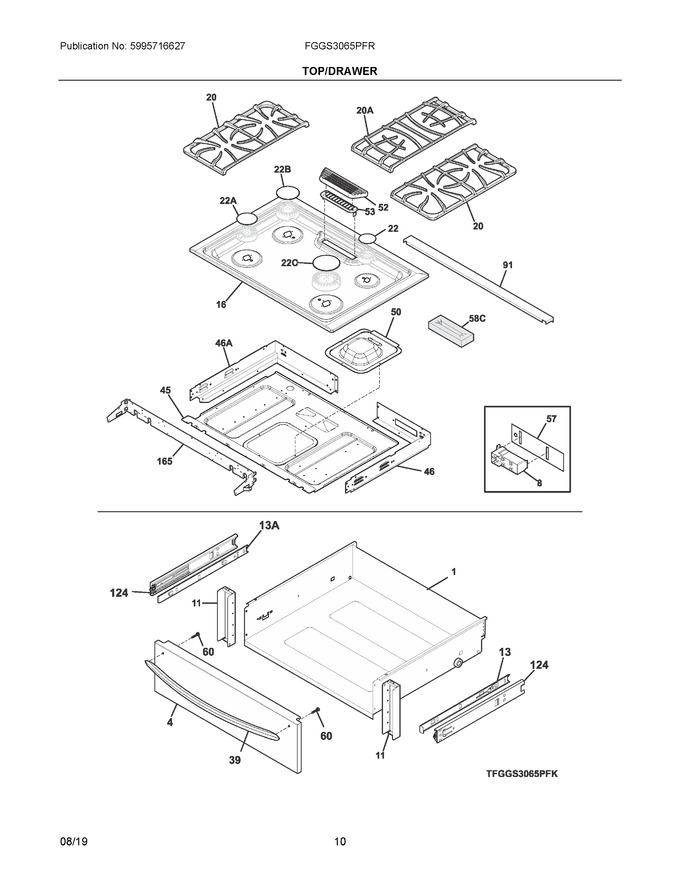 Diagram for FGGS3065PFR