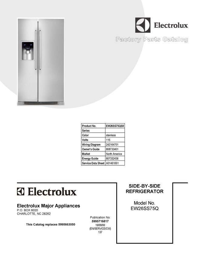 Diagram for EW26SS75QS0