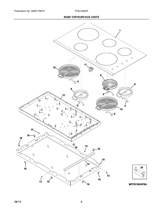 Diagram for FFEC3624PSB