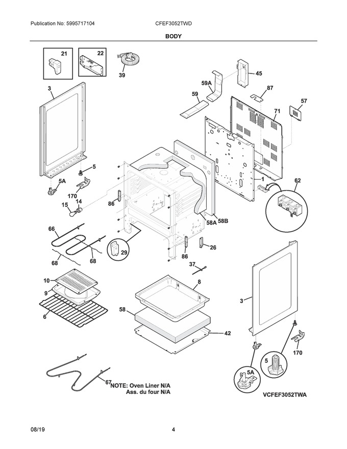 Diagram for CFEF3052TWD