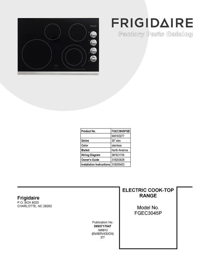 Diagram for FGEC3045PSB