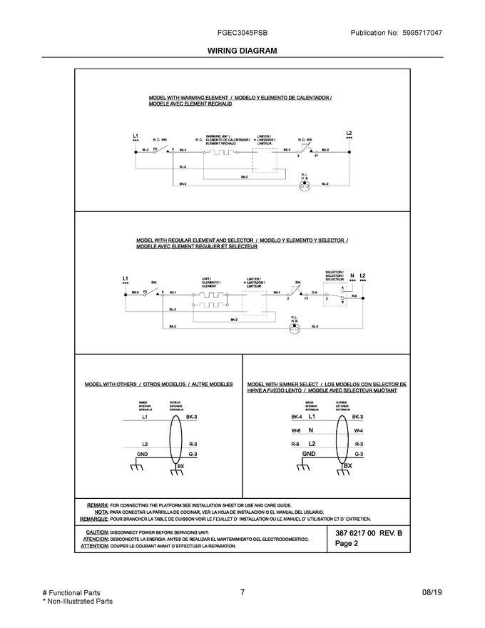 Diagram for FGEC3045PSB