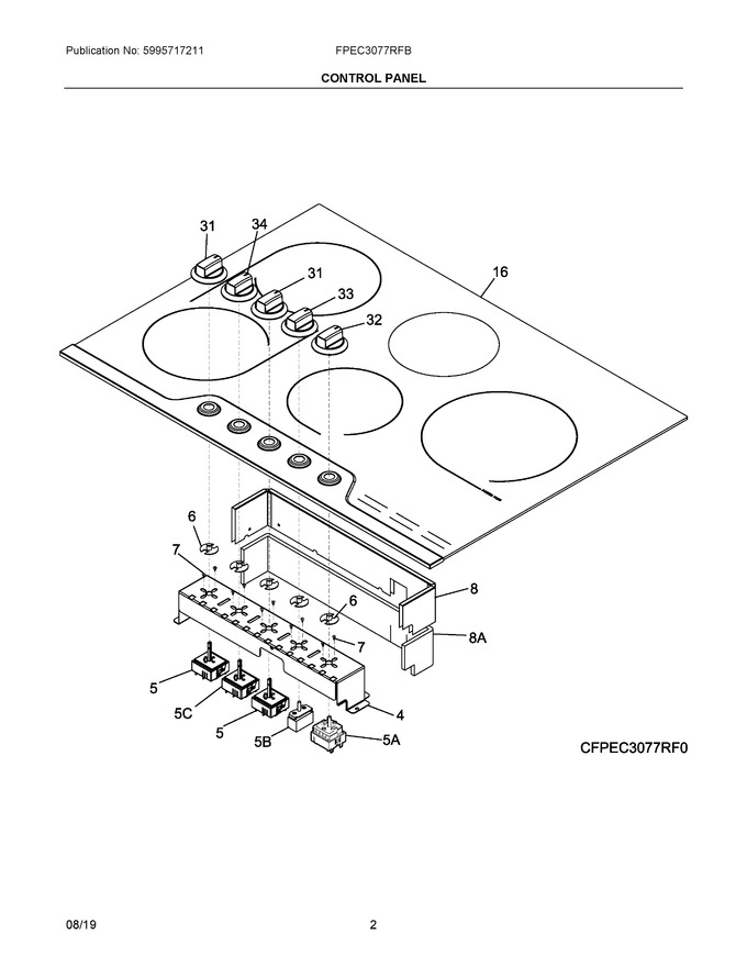 Diagram for FPEC3077RFB