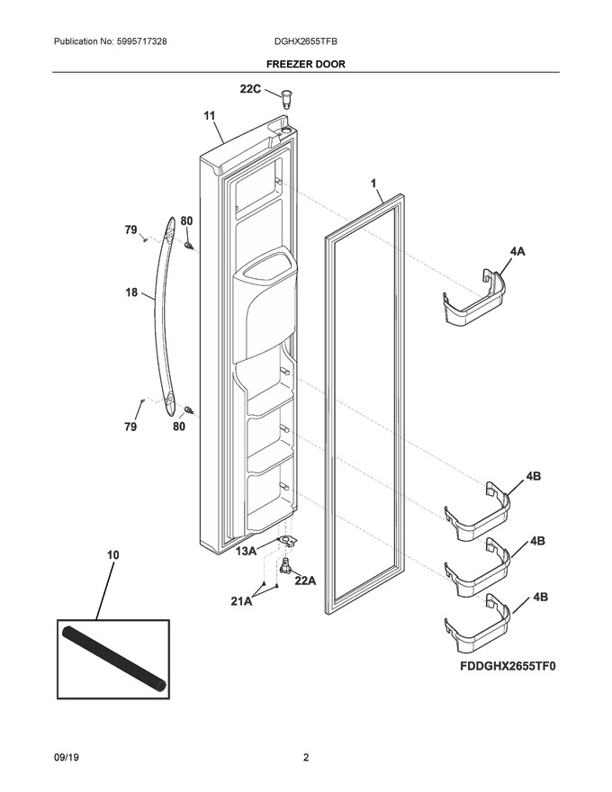 Diagram for DGHX2655TFB