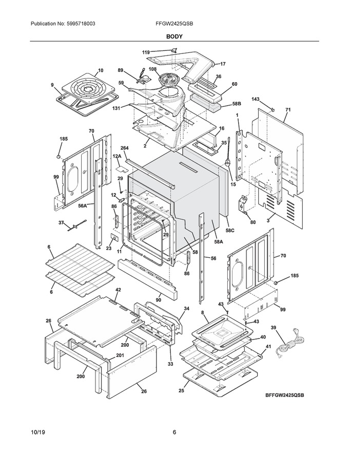 Diagram for FFGW2425QSB