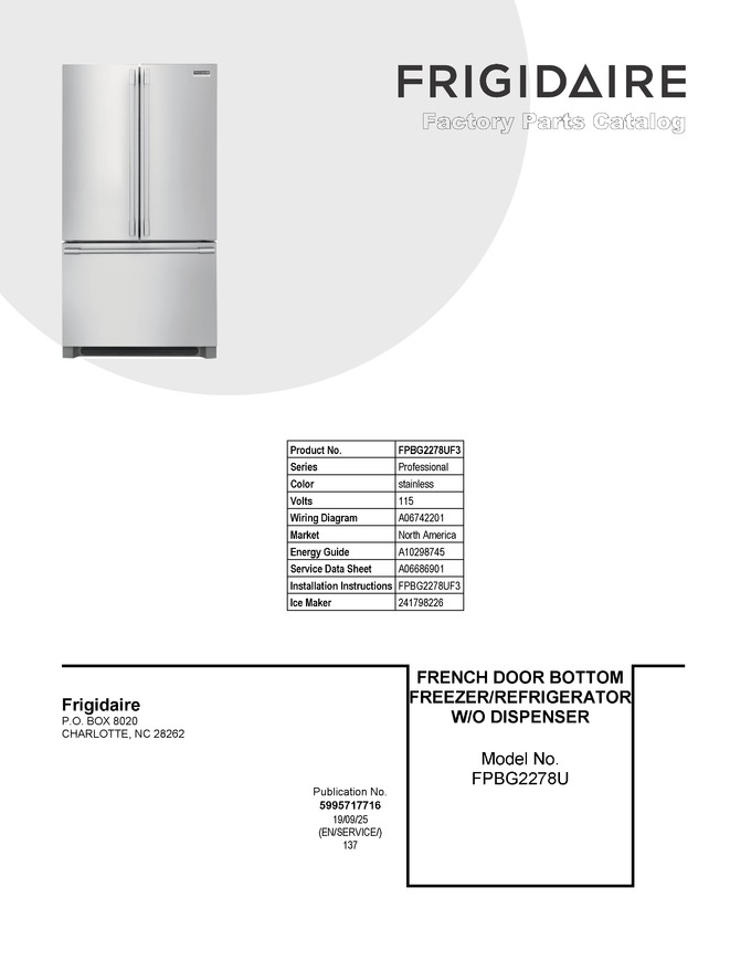 Diagram for FPBG2278UF3