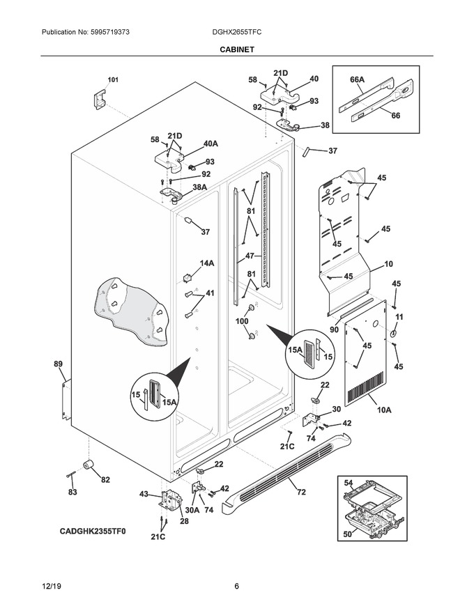 Diagram for DGHX2655TFC