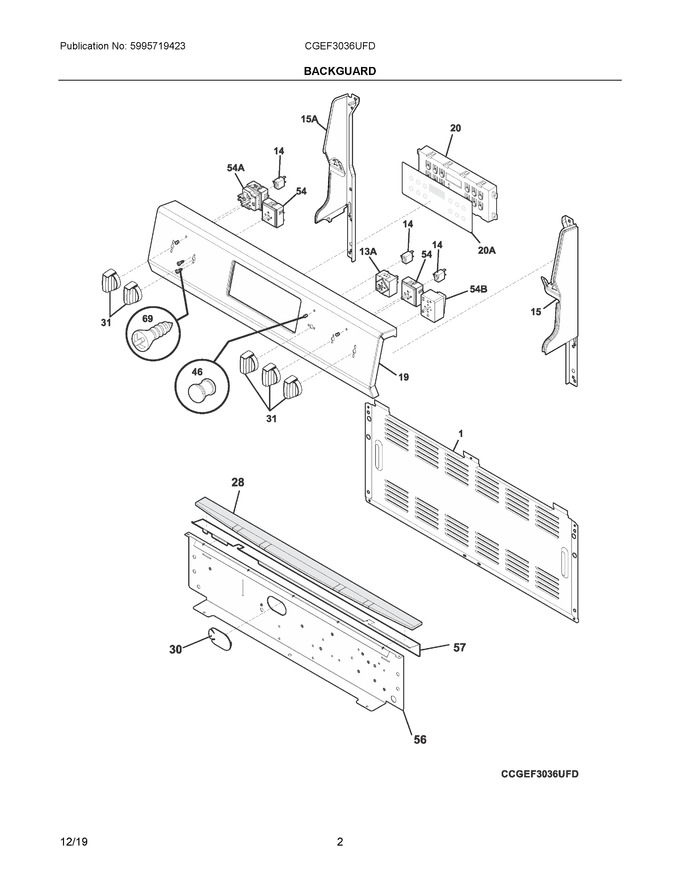 Diagram for CGEF3036UFD