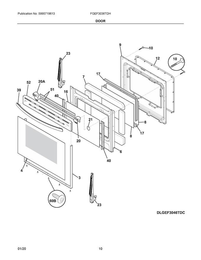 Diagram for FGEF3036TDH