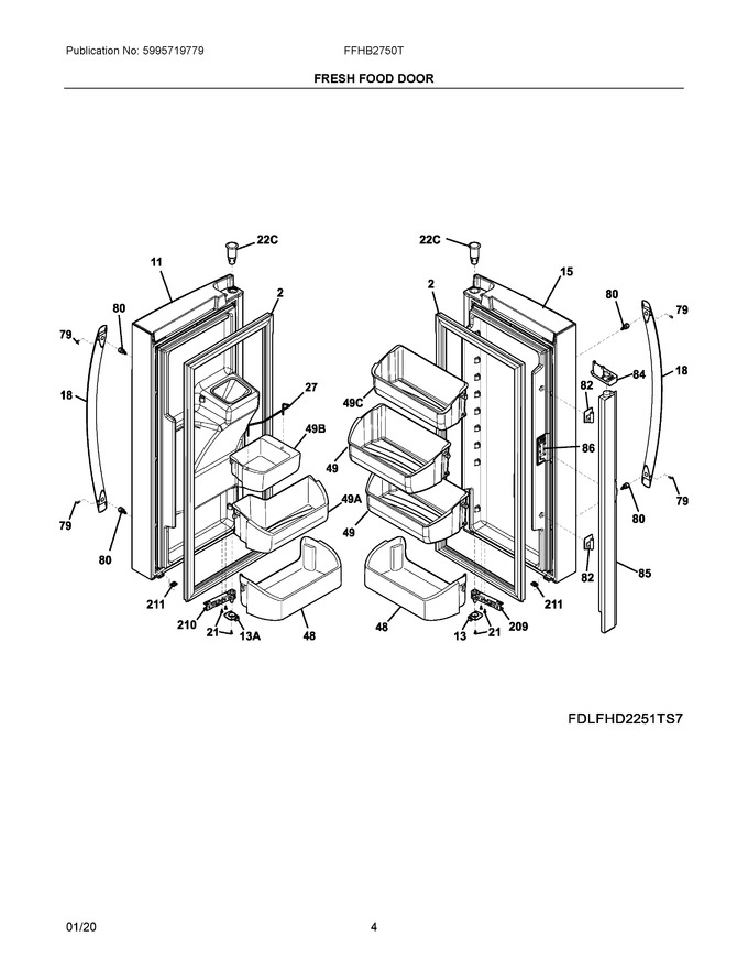 Diagram for FFHB2750TE6