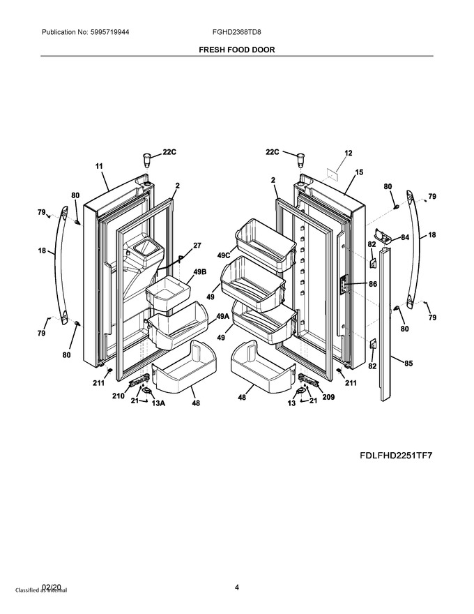 Diagram for FGHD2368TD8