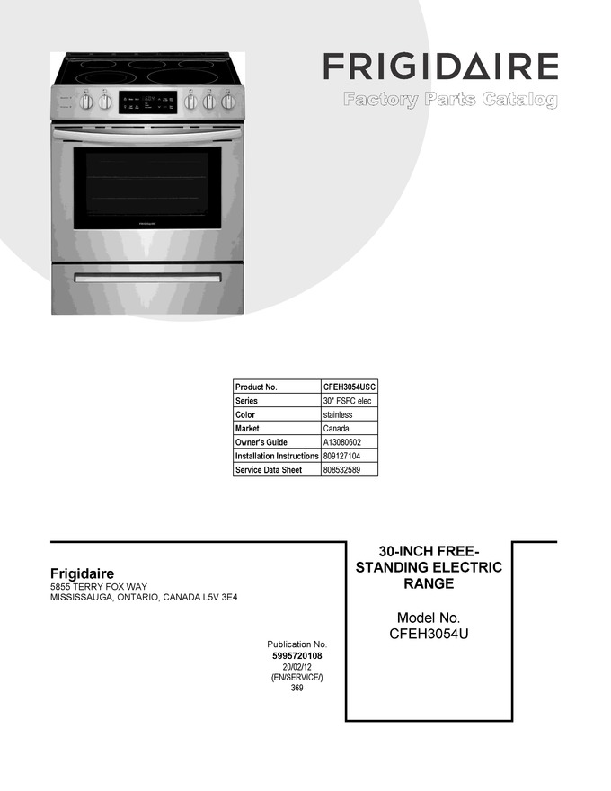 Diagram for CFEH3054USC