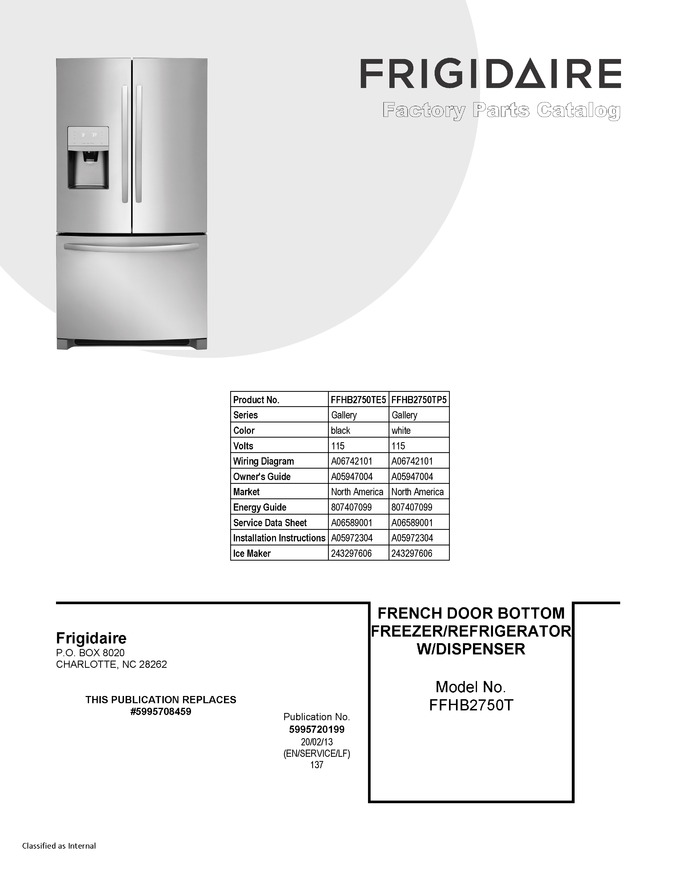 Diagram for FFHB2750TE5