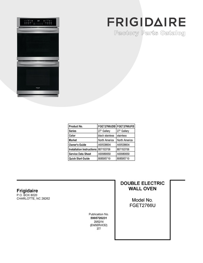 Diagram for FGET2766UFB