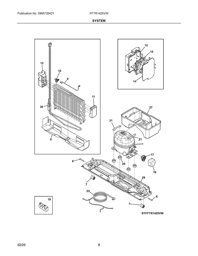 Diagram for FFTR1425VW