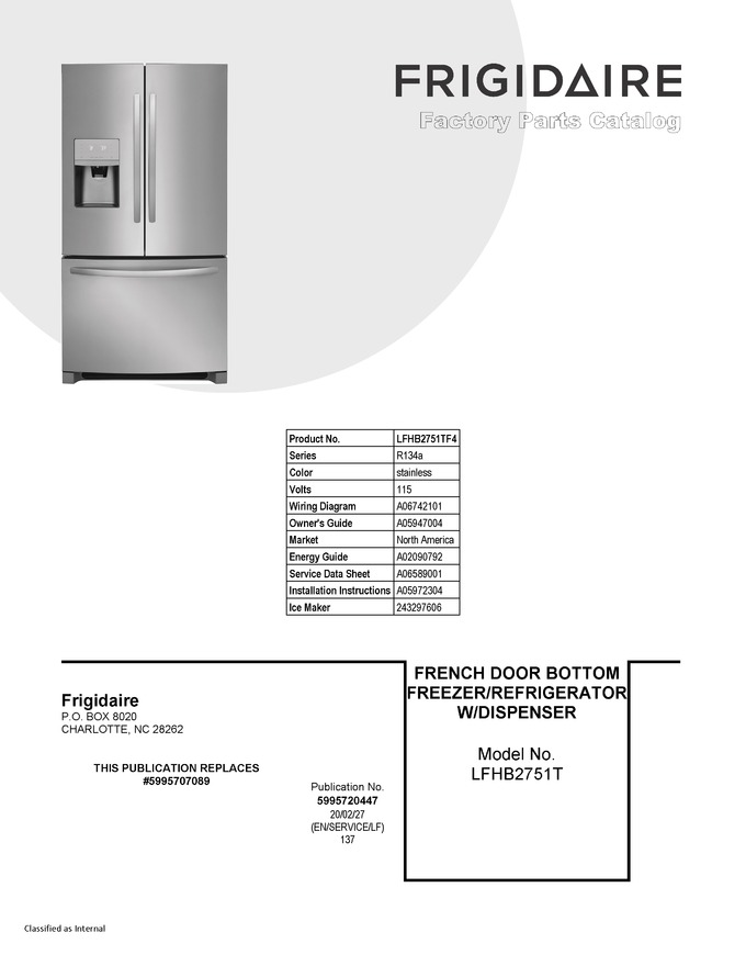 Diagram for LFHB2751TF4