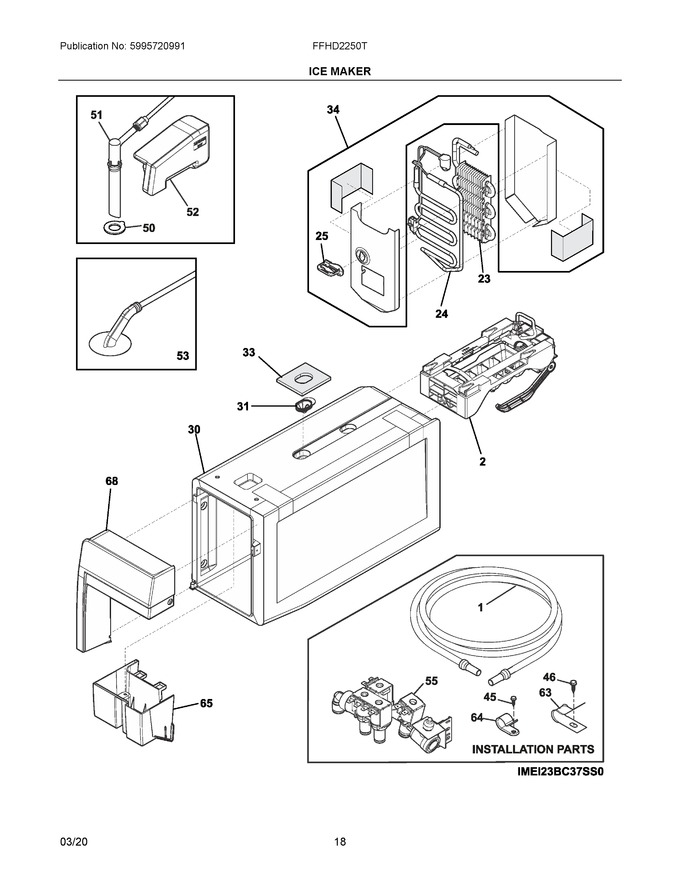 Diagram for FFHD2250TD5