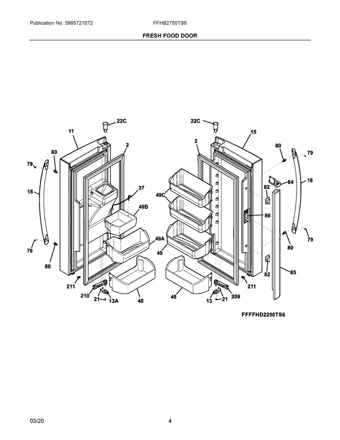 Diagram for FFHB2750TS6