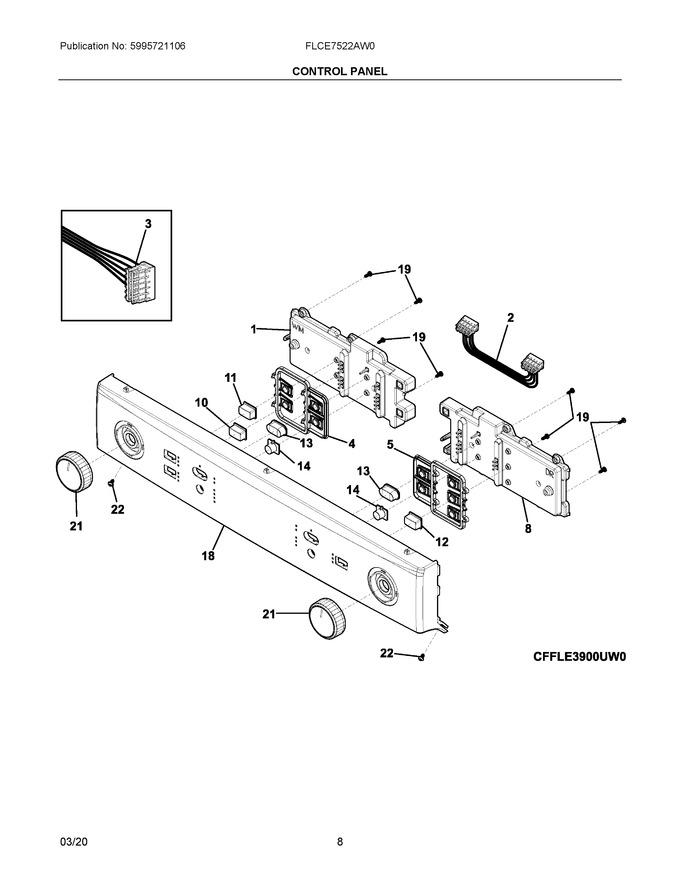 Diagram for FLCE7522AW0