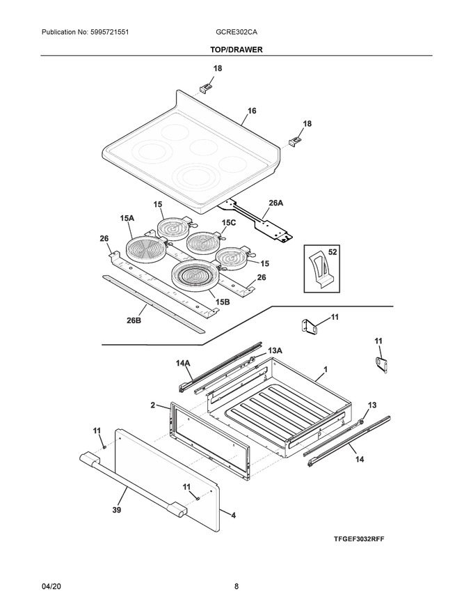 Diagram for GCRE302CADA