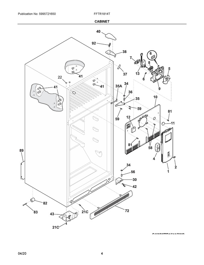 Diagram for FFTR1814TBH