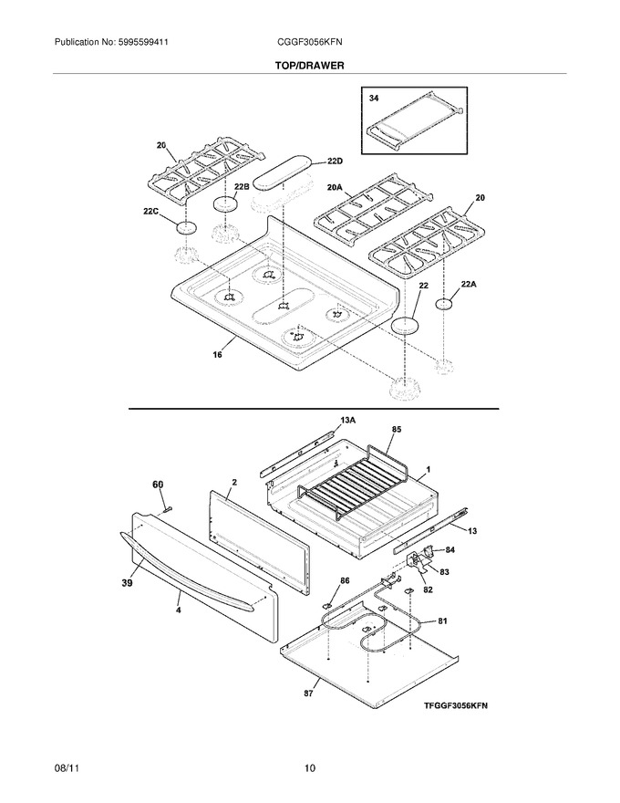 Diagram for CGGF3056KFN