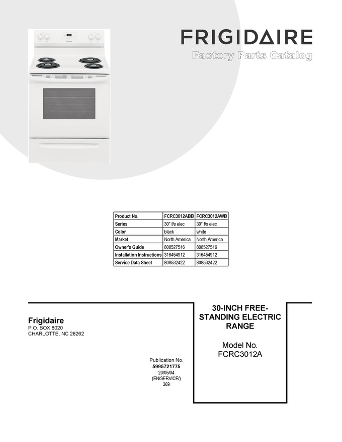 Diagram for FCRC3012AWB