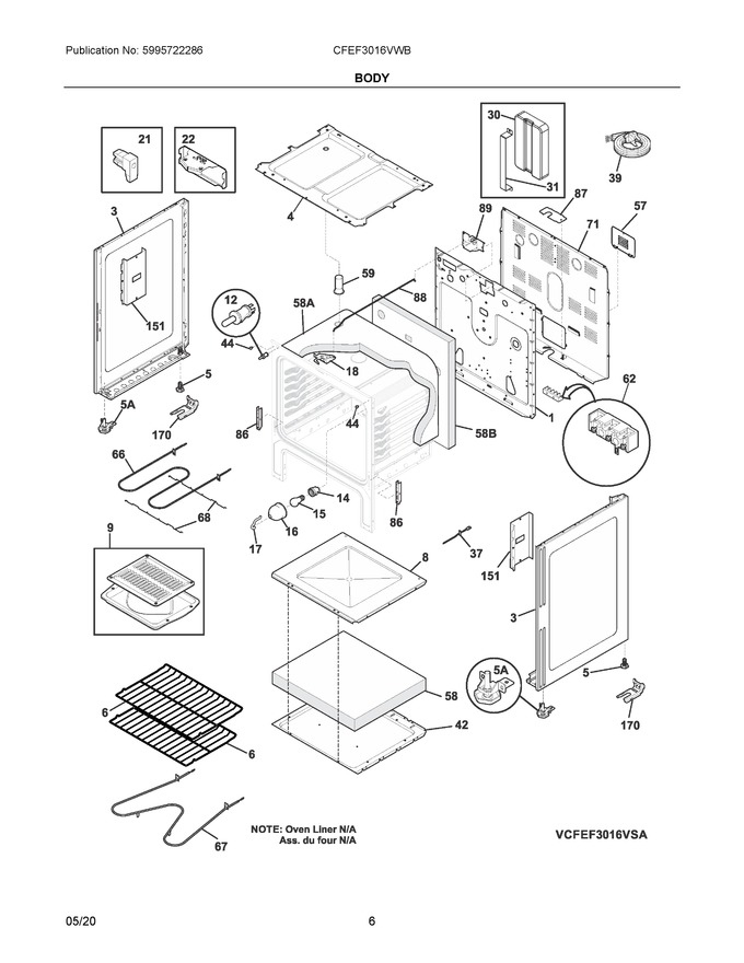 Diagram for CFEF3016VWB