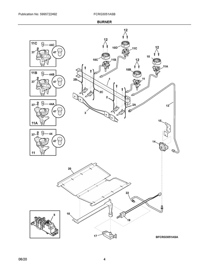 Diagram for FCRG3051ASB