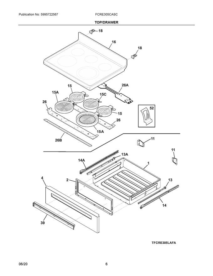 Diagram for FCRE305CASC