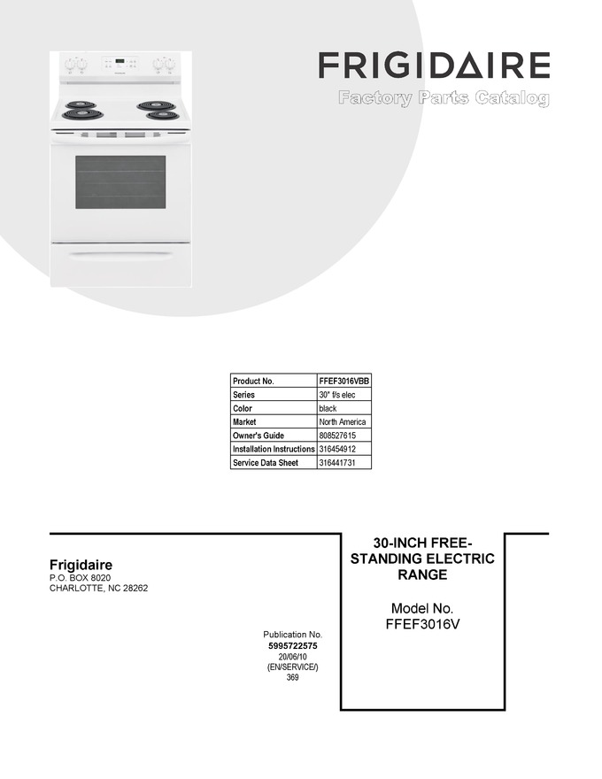 Diagram for FFEF3016VBB