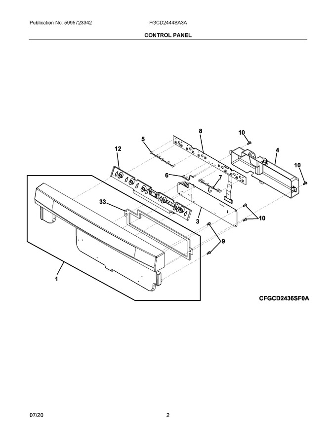 Diagram for FGCD2444SA3A