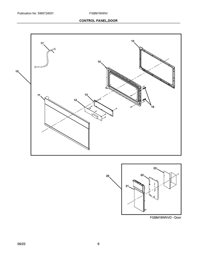 Diagram for FGBM19WNVDA