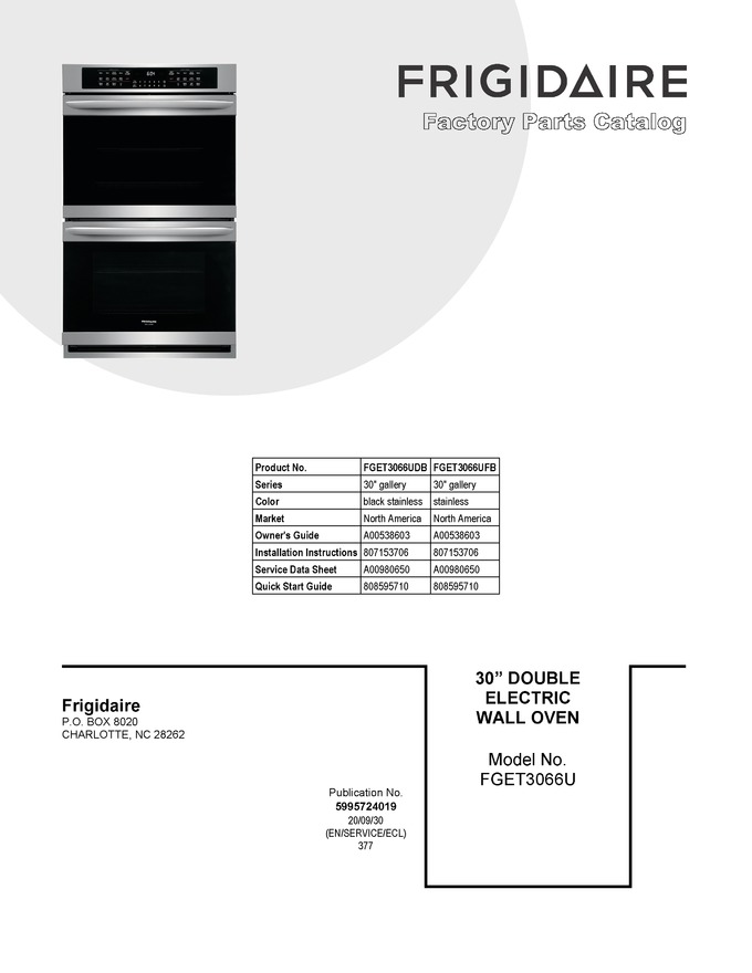 Diagram for FGET3066UDB