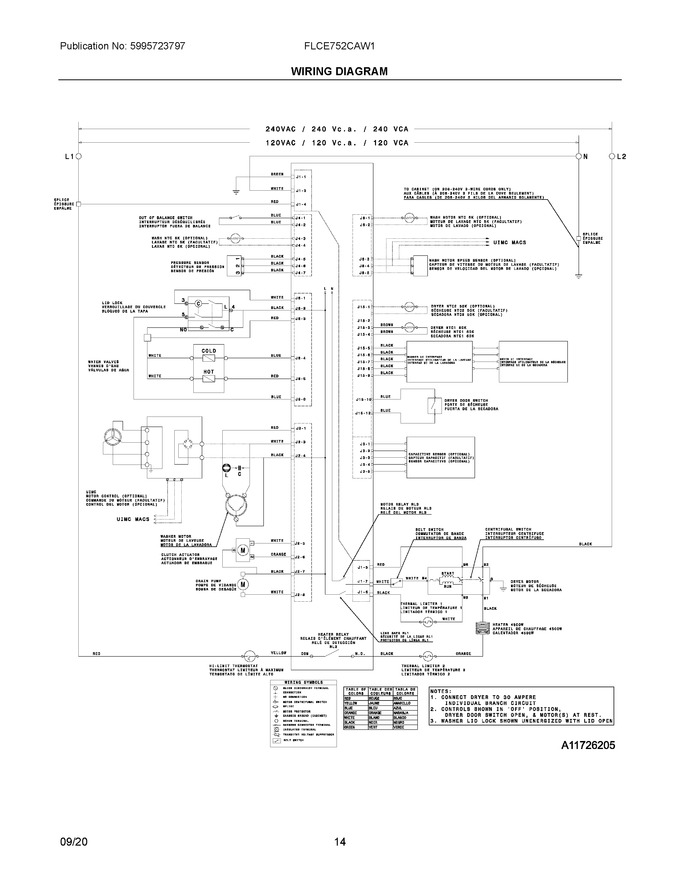 Diagram for FLCE752CAW1