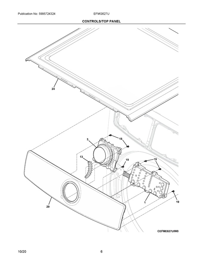 Diagram for EFMG627UIW1